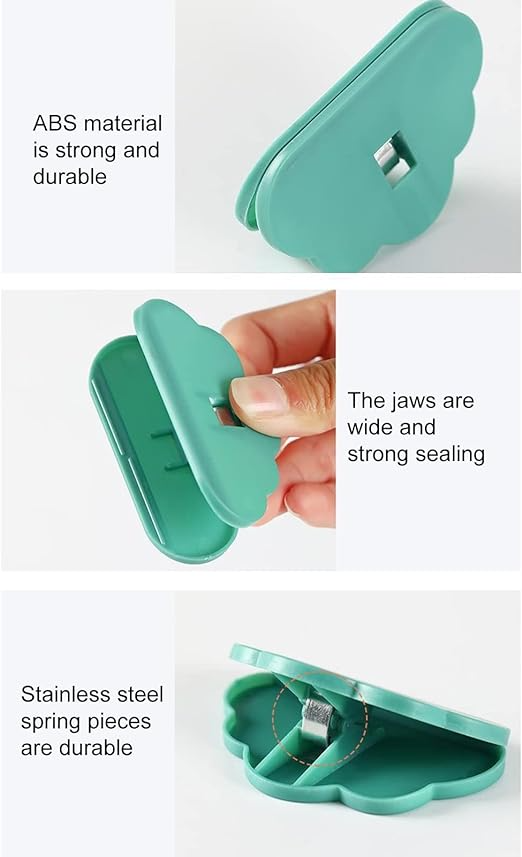 Creative Cloud Shape Food Sealing Clip, Bag Clips For Food Storage, Food Bag Clamp Sealing Clip Creative Cloud Shape Food Sealing Clip, Bag Clips For Food Storage, Food Bag Clamp Sealing Clip